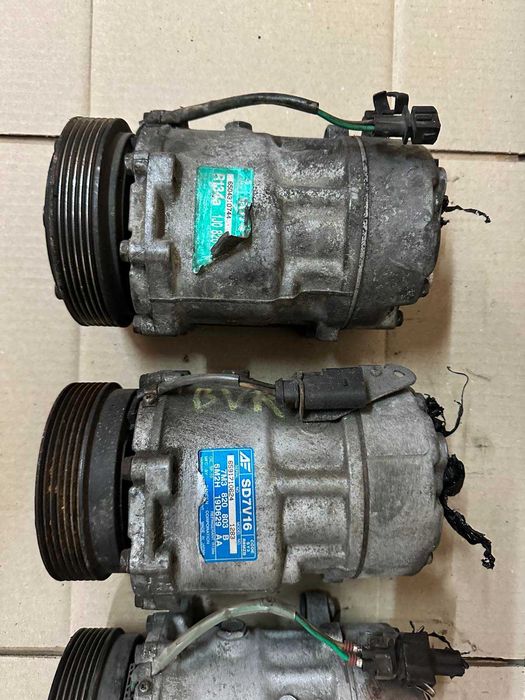Компрессор кондиционера Гольф 4 Бора Поло Ауди Шкода октавия тур