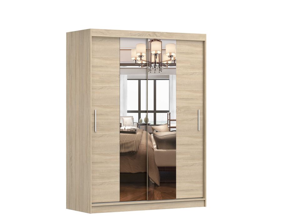 Nowoczesna Przesuwna Szafa Vista 01 150cm - Idźczak Meble