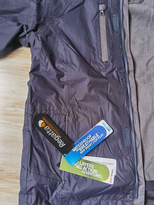 Kurtka 3w1 przeciwdeszczowa Regatta, r. S, nowa. Kaptur chowany