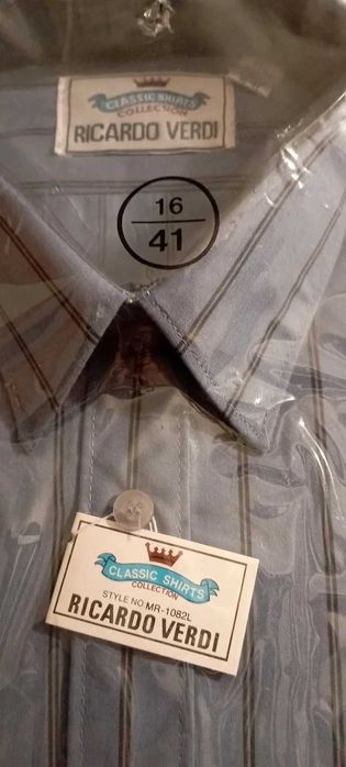 Camisa Manga Comprida Ricardo Verdi Nova 41