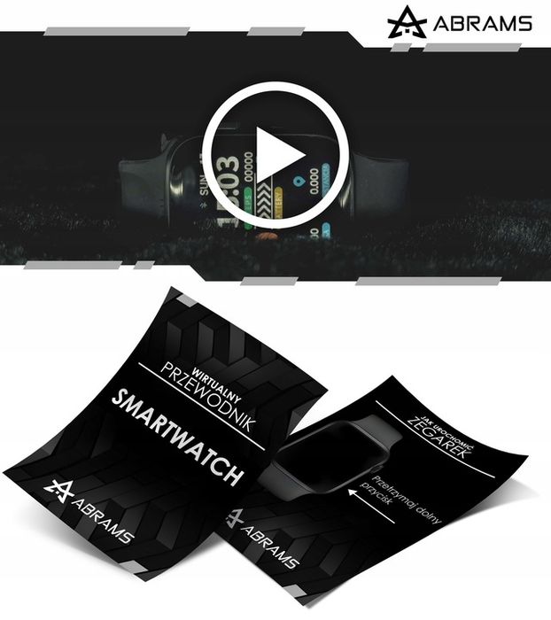 Smartwatch Zegarek Polskie Menu Rozmowy Sport Smart Watch Męski Oraz D