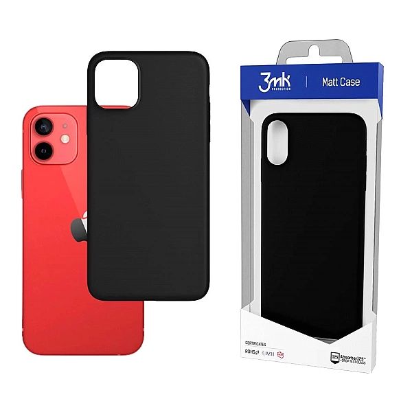 Etui 3mk Matt Case na iPhone 12 mini - czarne