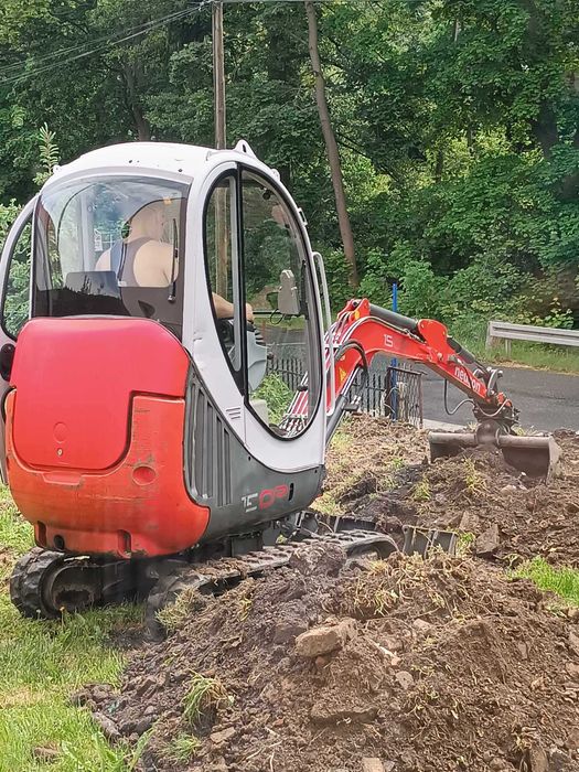 Usługi minikoparką, roboty ziemne