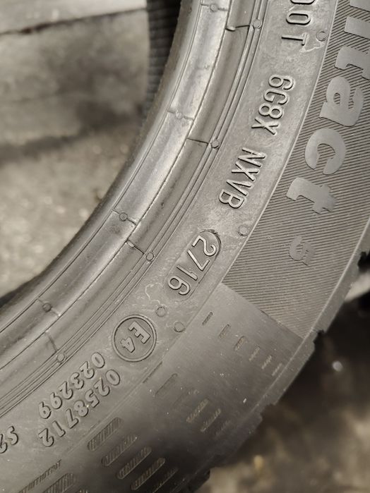 1X 185/55R15 82H Continental Ecocontact 5