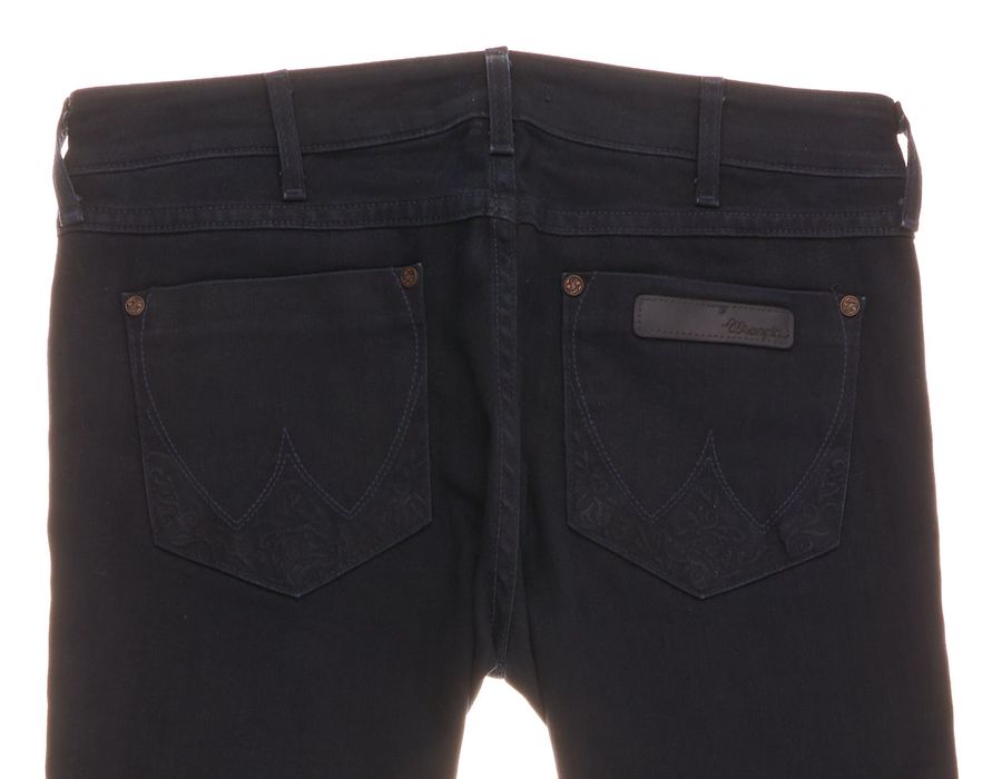 Spodnie Wrangler Lia Damskie Jeans W29 L32 Dark Blue Slim Straight 29