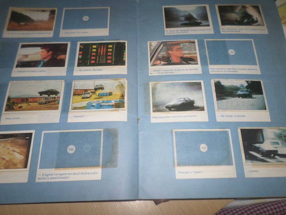 Caderneta e colecao cromos do justiceiro / incompleta