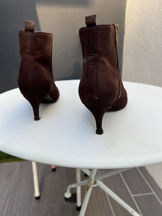 Botins de Camurça Castanhos 38