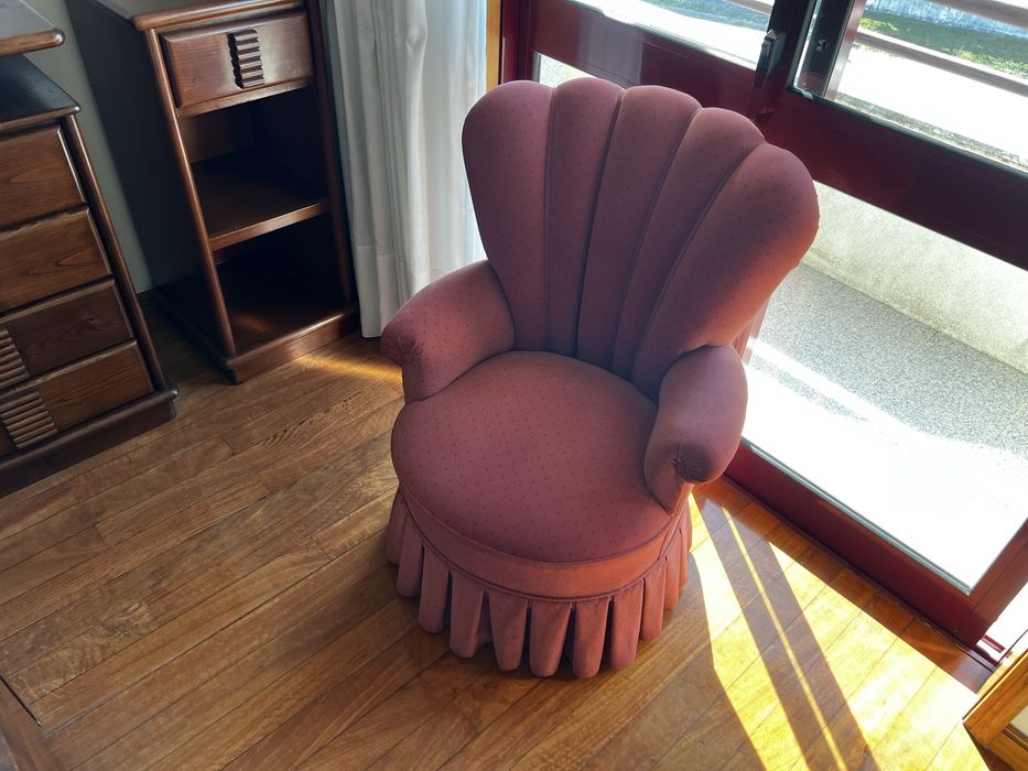 Sofa poltrona cadeirao vintage bom estado