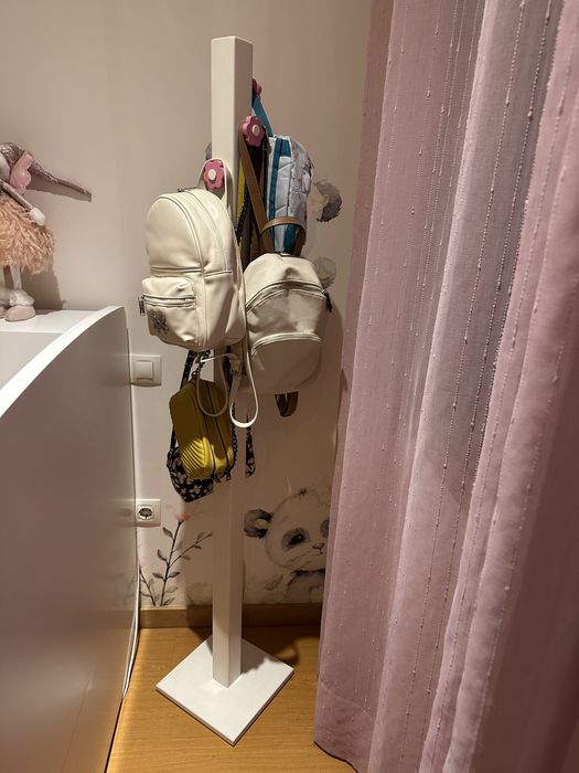 Cabide flores de madeira pinho criança menina