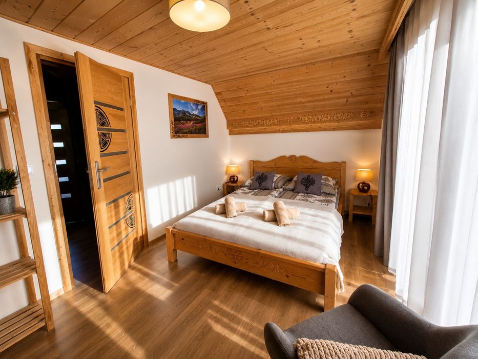 Wolny Domek  w górach balia jacuzzi na wyłączność Zakopane Poronin