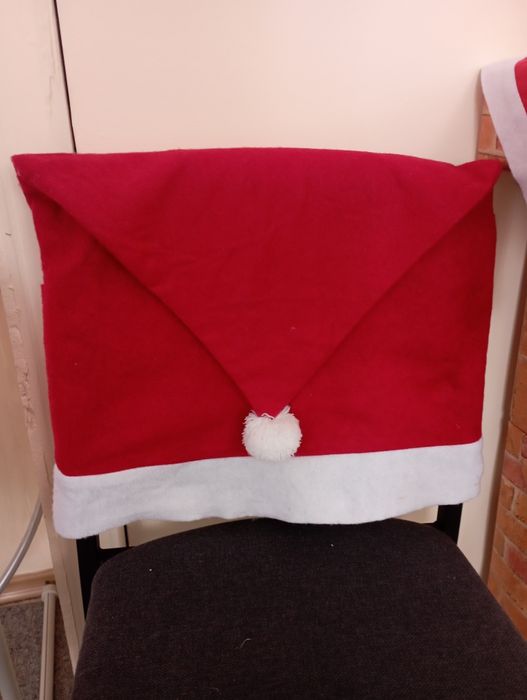 Новорічний чехол на стілець