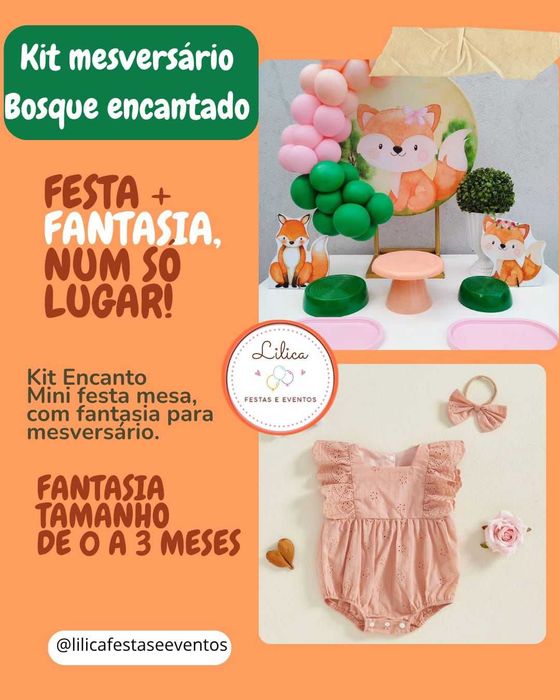 Decoração de festas - FESTA NA MESA E PEGUE E MONTE