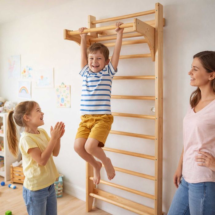 drabinka gimnastyczna dla dzieci drabinka gimnastyczna drewniana 220cm