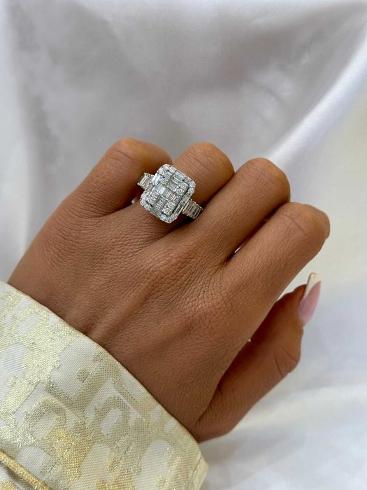 Pierścionek z diamentami naturalnymi 2.00 CT