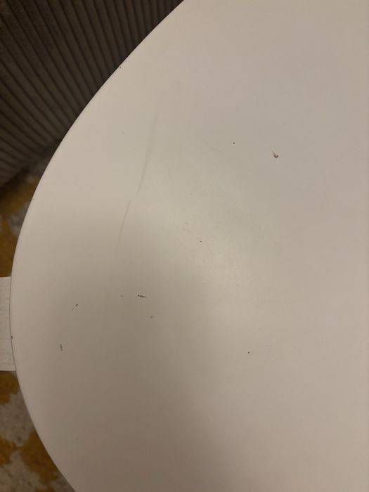 SVALSTA stolik kawowy., biała bejca, owalny, IKEA