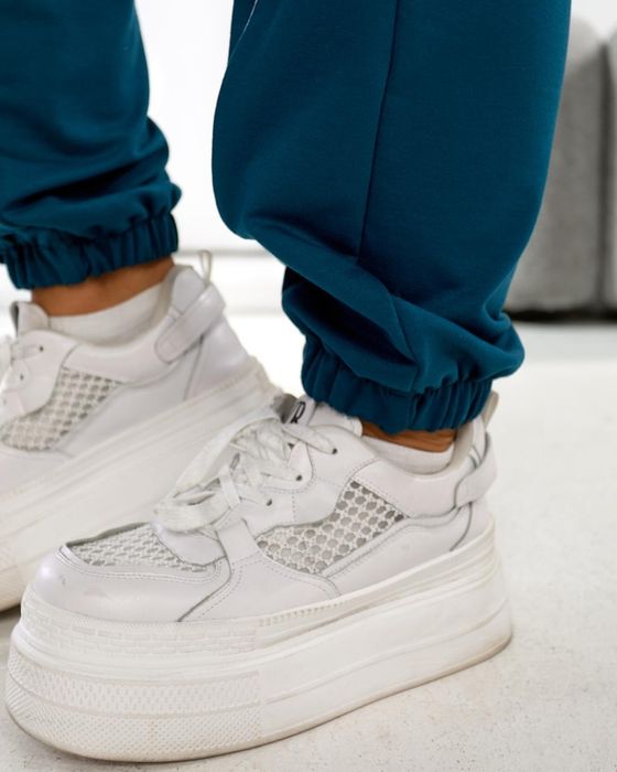 Жіночий демісезоний трикотажний спортивний костюм кофта худі штани