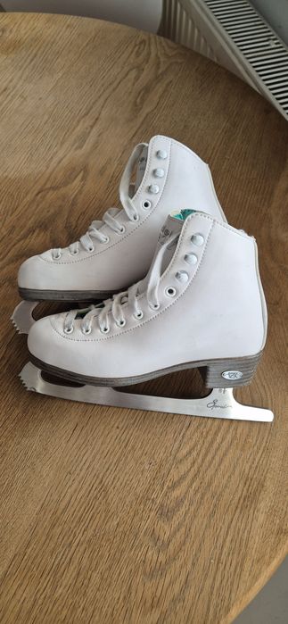 Łyżwy figurowe Riedell Opal white, jak nowe. Rozmiar 2 (34,5 EU)