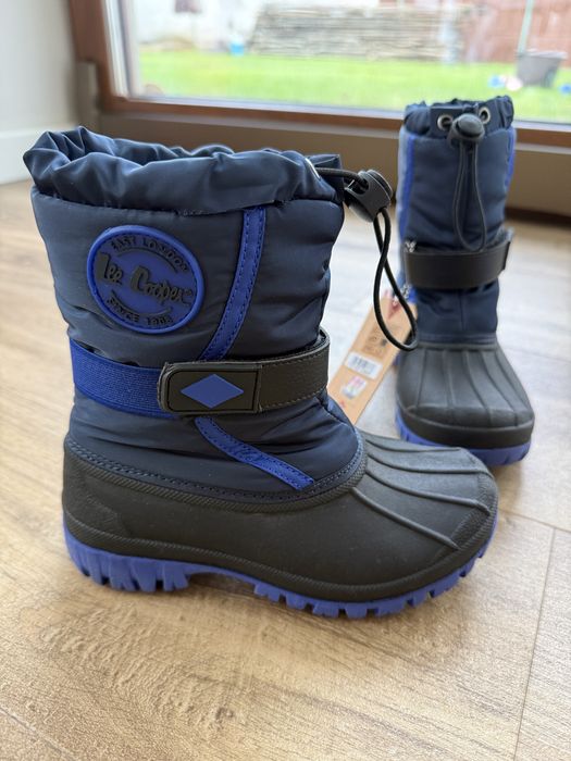 Śniegowce Ocieplane Chłopięce I Buty Dziecięce Lee Cooper • Rozmiar 30 - 18 cm • Szybka Wysyłka!