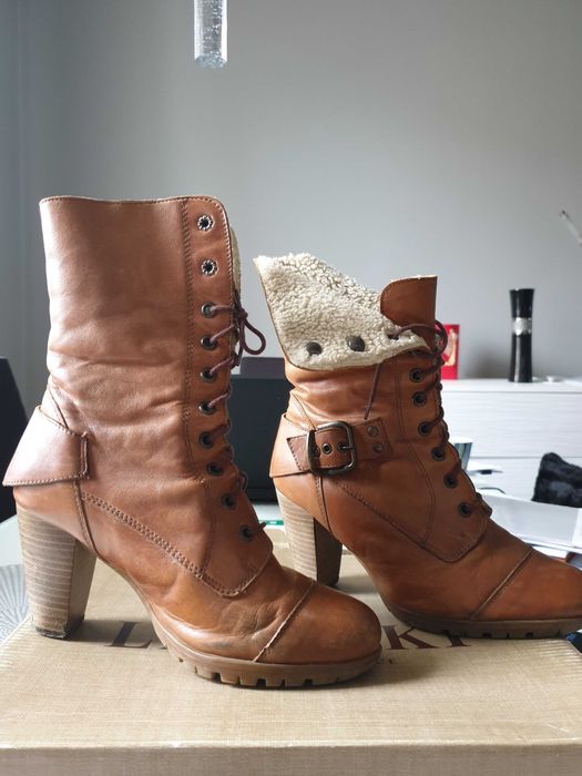 Botki skórzane Lasocki