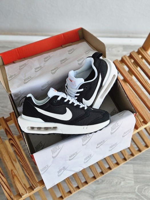 РОЗПРОДАЖ! Nike Air Max Dawn Black White 40 41 42 43 44 45 найк аір макс давн чорні білі