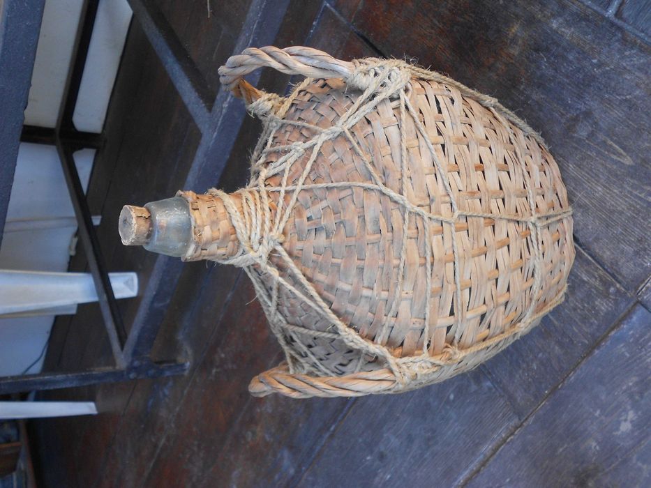 Garrafoes antigos vime verga palha palhinha diversos tamanhos