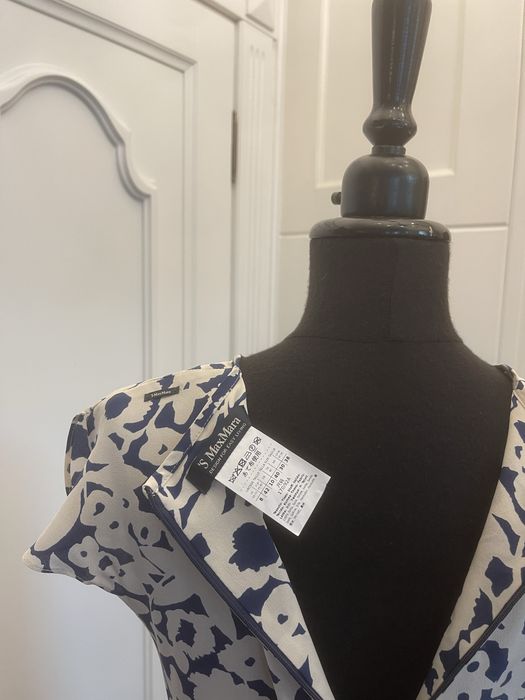 MAX MARA piękna sukienka na lato, 100% jedwab