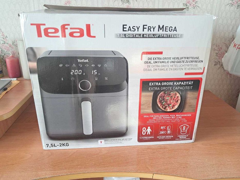Мультипіч Tefal Easy Fry Mega 7,5L Digital Air Fryer