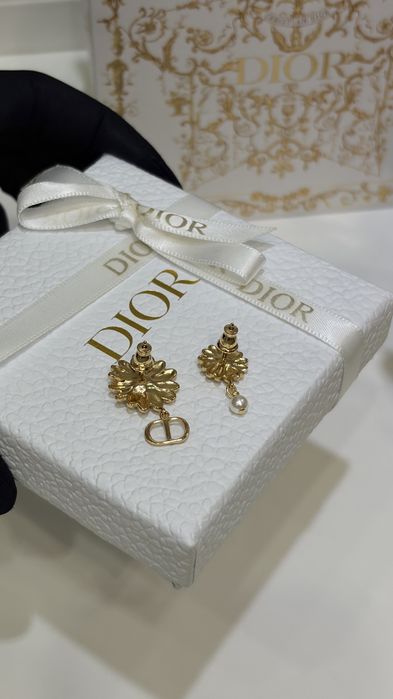 DIOR® Luksusowe kolczyki CD® ekskluzywna biżuteria kolczyki