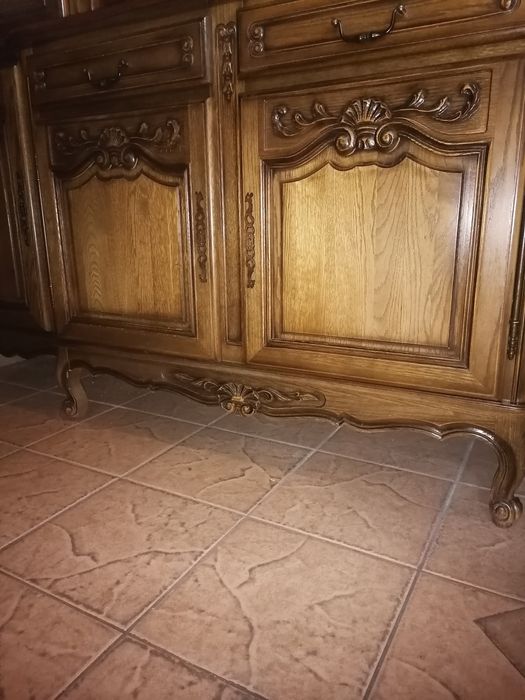 Kredens drewniany - dębowy