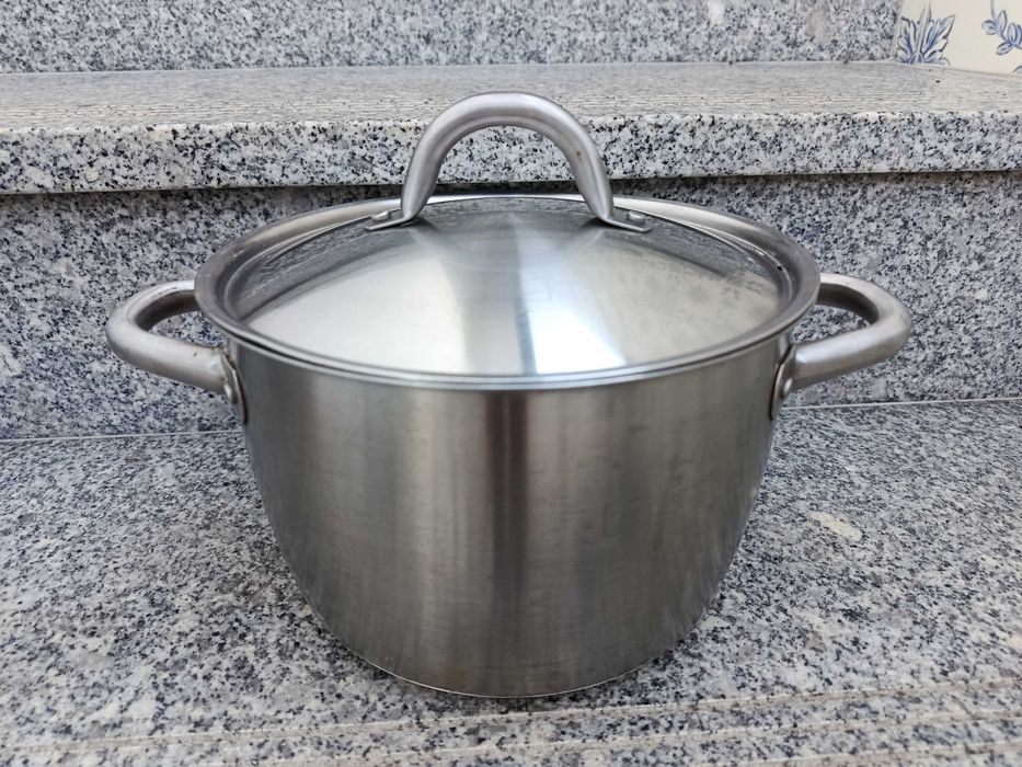 Panela tacho travessa inox balança de cozinha