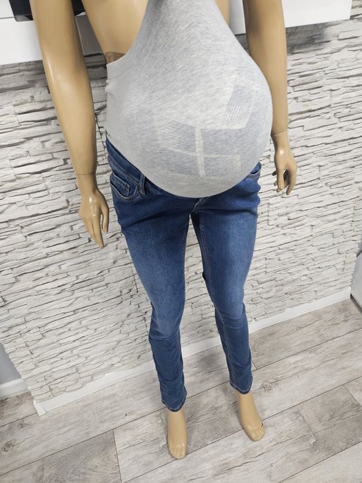 Spodnie jeansowe ciążowe Mamalicious 32/34