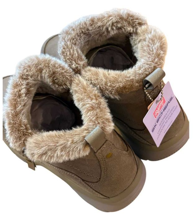 Skechers Damskie botki zimowe ocieplane Easy Going-Cool Zip! kod 2273
