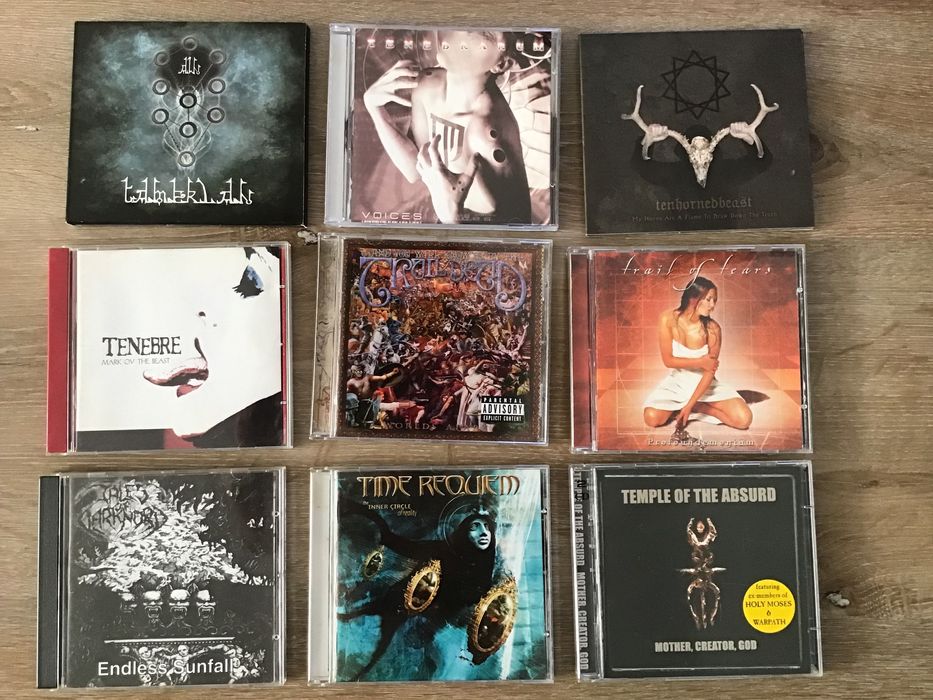 CDs novos metal e pop T