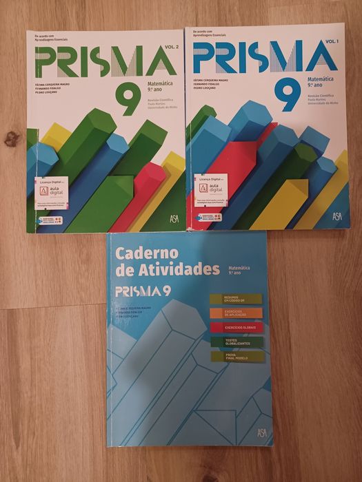Manual Matemática PRISMA 9 NOVOS + Livro de Fichas