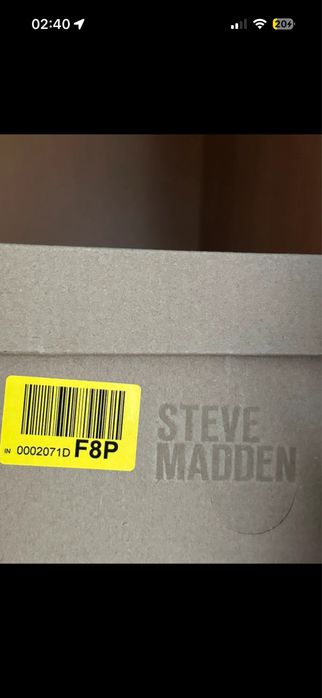 Czarne Buty Na platformie Steve Madden 40 Mary Jane