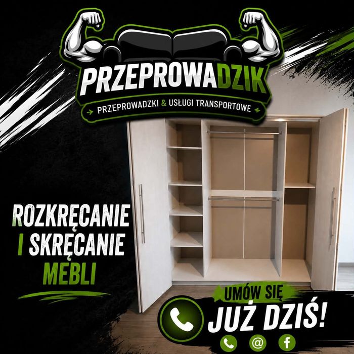 Przeprowadzki prywatne/firmowe-Transport mebli-Transport 3,5t-24h/7