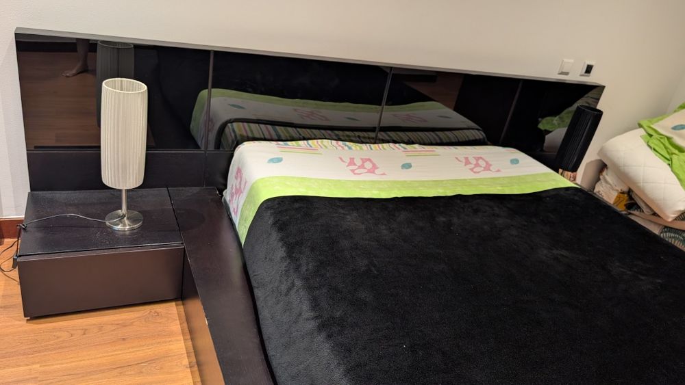 Mobília Quarto Casal - Wengue