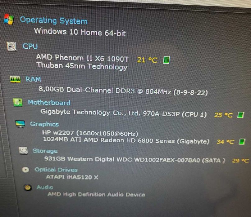 Komputer PC AMD Phenom