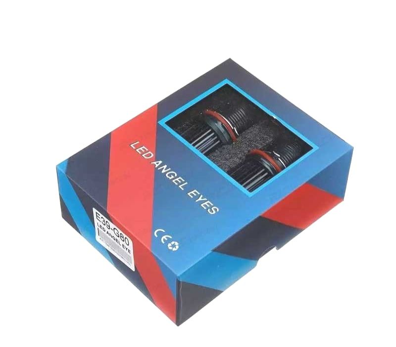 CONJUNTO LÂMPADAS ANGEL EYES 80W BMW FAROIS XENON E39 E53 E65 E66 E63 E64 E87 E60 E61 E83