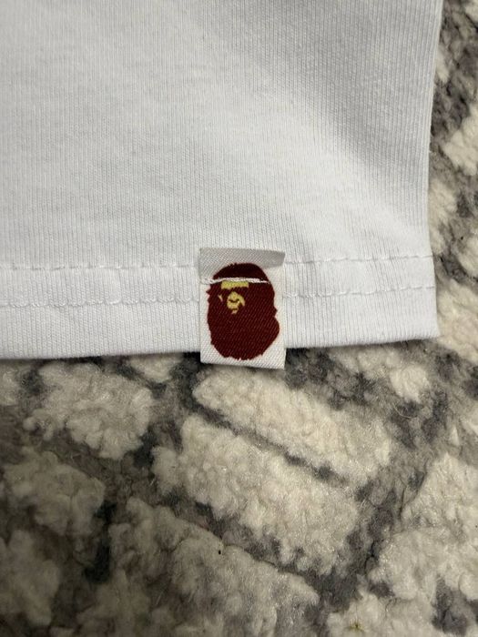 Футболка BAPE White Camo Blue | Люкс якість | Нова