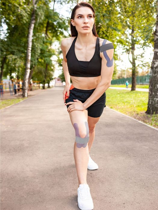 Kinesiotaping Tejpy Taśma Kinezjologiczna na Bark Kolano Twarz 5m