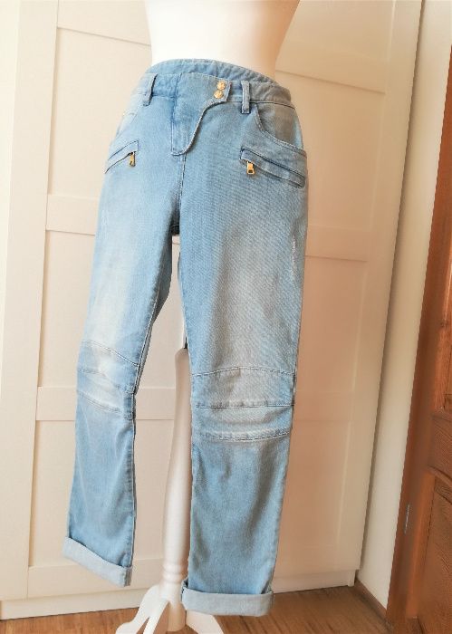 Balmain Jeans Przecierane Jeansy Oryginał Nowe 36 Okazja armani calvin