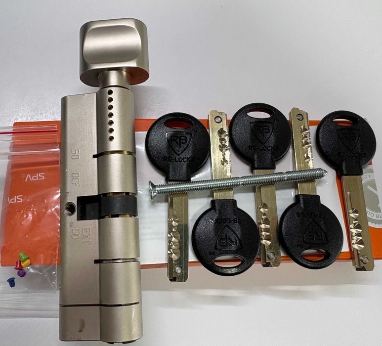 Серцевина / циліндр замка RB-Locks 100мм (50×50) новий, 5 ключів