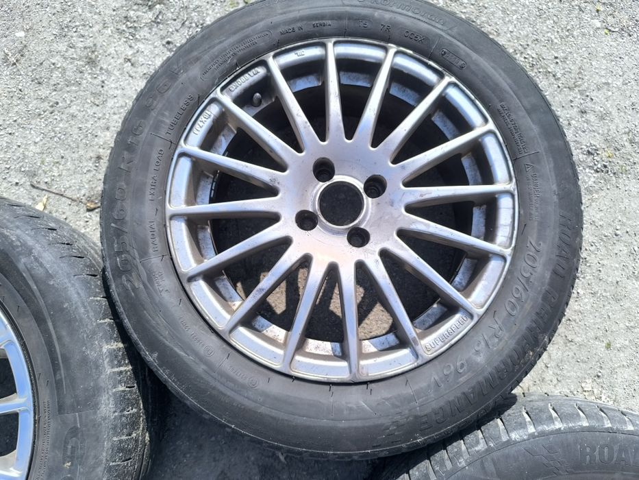 Alufelgi R16 4x100 205/60 letnie