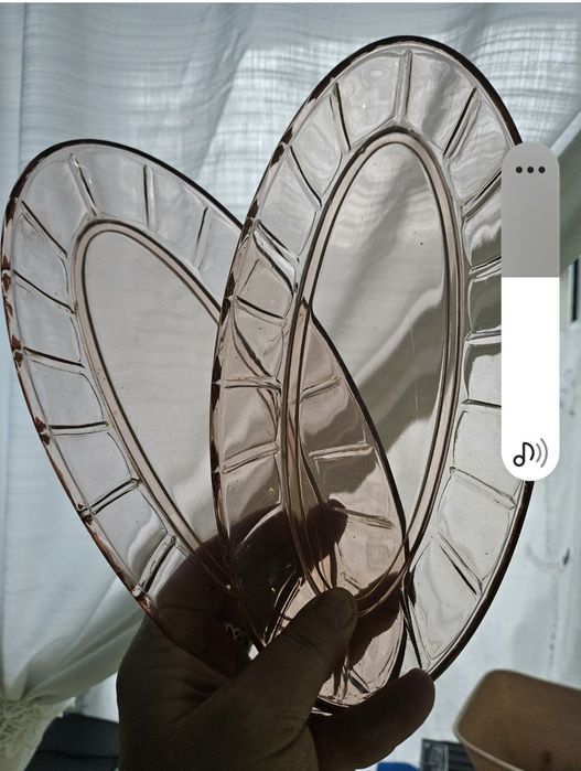 Рюмки графини посуд цветное карамельное стекло, СССР.