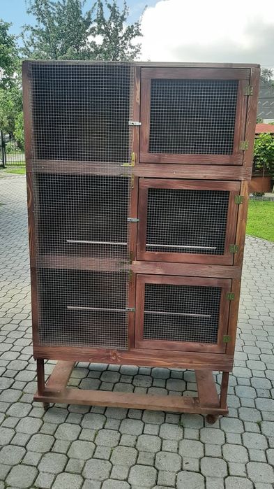 Klatka dla królików 3 stanowiska