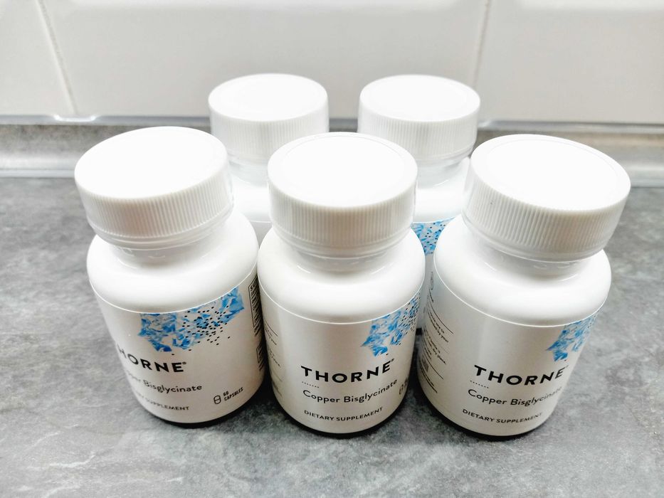 Thorne, Copper Bisglycinate 2 мг (60 капс.), медь бисглицинат, мідь
