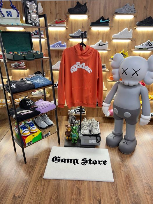 Худі Spider Web Suit Rhinestone Orange