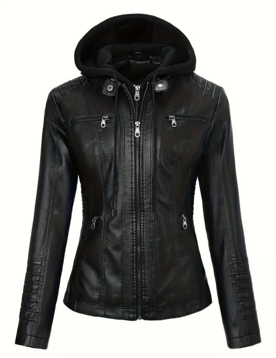 Новая кожаная куртка L