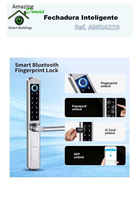 Fechaduras Inteligentes Smart Lock para Controlo de Acessos